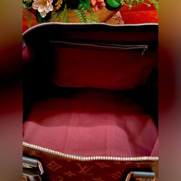 Never Used Louis Vuitton Keepall Bandouliere 55 in Monogram Macassar! - Picture 8 of 11